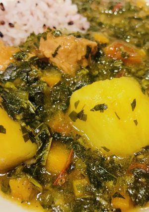 モロヘイヤで簡単！元気がでるカレー-レシピのメイン写真