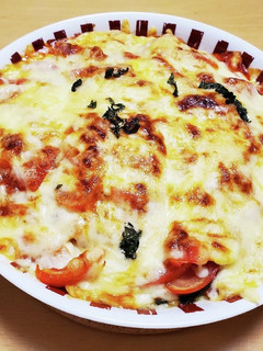 トマトと玉ねぎの大葉風味ミートソース焼き-レシピのメイン写真