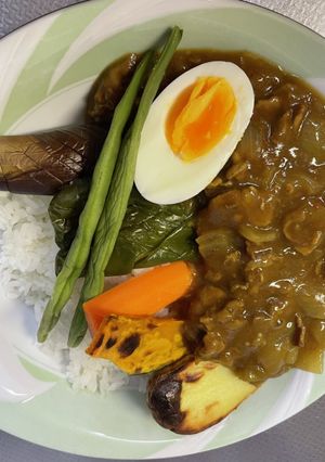食べ応えのある#山盛り#野菜の#夏カレー-レシピのメイン写真