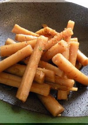 パリパリ食感がクセになる♪ごぼうの漬物-レシピのメイン写真