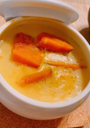 甘ぁ～い かぼちゃの茶碗蒸し-レシピのメイン写真