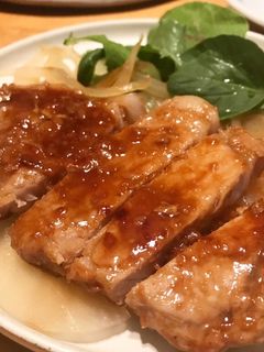 ポークソテー☆にんにくハチミツ醤油麹だれ-レシピのメイン写真