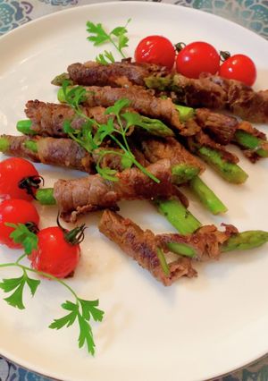 アスパラガスの牛肉巻き巻き-レシピのメイン写真