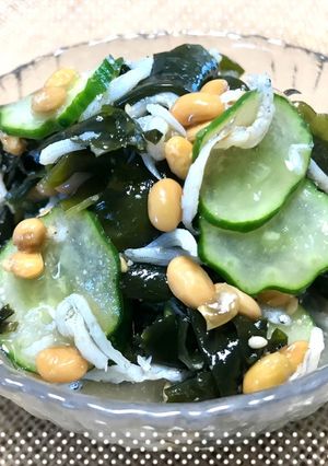 納豆入れて♡美味しい酢の物-レシピのメイン写真