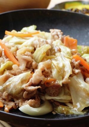 豚肉とキャベツのポン酢炒め-レシピのメイン写真
