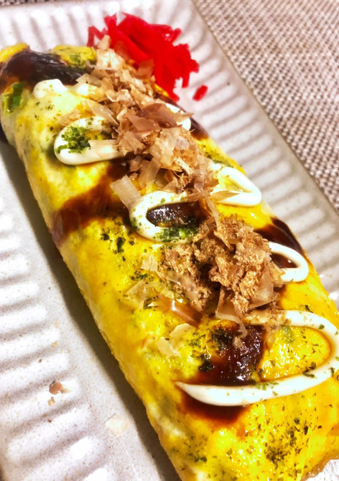 ネギとチーズのとん平焼き、簡単節約！-レシピのメイン写真