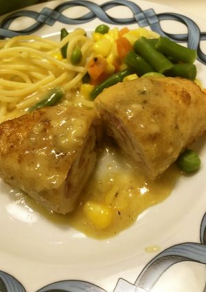 チキンコードンブルー-レシピのメイン写真