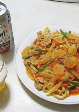 スタミナ焼きうどん-レシピのメイン写真