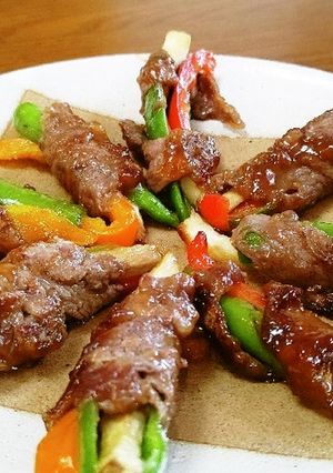 甘唐辛子の牛肉巻き。-レシピのメイン写真