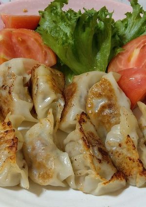 チーズ入りバジル餃子-レシピのメイン写真