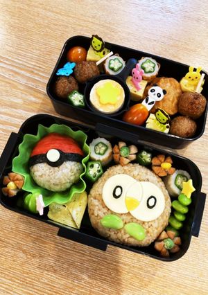 キャラ弁　ポケモン　モクロー-レシピのメイン写真