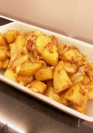 パパッと！やみつきcurryじゃがいも！-レシピのメイン写真