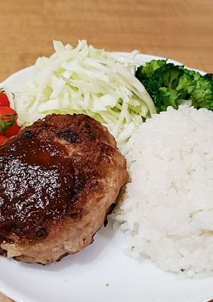 7大アレルゲン不使用ハンバーグ-レシピのメイン写真