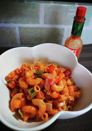 ナポリタン風マカロニサラダ-レシピのメイン写真