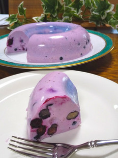ブルーベリーのレアチーズケーキ-レシピのメイン写真