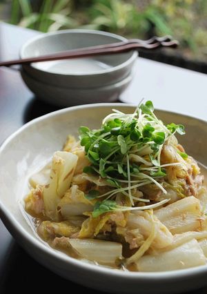 材料３つだけ☆超簡単！白菜のサッパリ煮-レシピのメイン写真