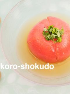 さっぱり丸ごとトマトの発酵冷やし茶漬け-レシピのメイン写真