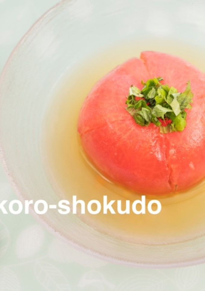 さっぱり丸ごとトマトの発酵冷やし茶漬け-レシピのメイン写真