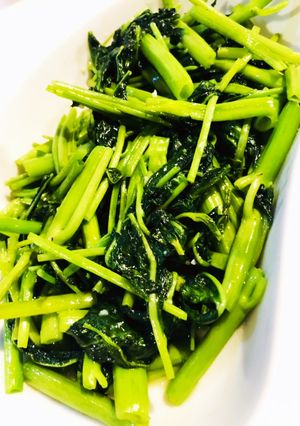 超簡単 空芯菜炒め-レシピのメイン写真