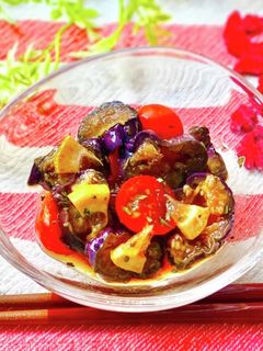 ナスとミニトマトの☆簡単レモンマリネ-レシピのメイン写真
