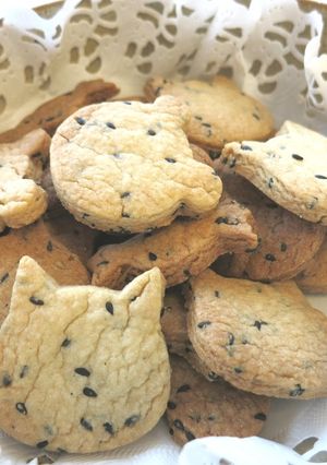 簡単！ごましおクッキー　熱中症対策にも-レシピのメイン写真
