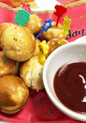 たこ焼き器でアメリカンドッグ-レシピのメイン写真