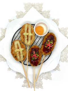 鶏もも肉のチョッパーニラつくね串焼き-レシピのメイン写真