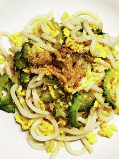 犬ご飯 ゴーヤ入り焼うどん-レシピのメイン写真