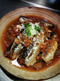 鰯の梅生姜で醤油煮〜❨(@≧↺≦@)❩/-レシピのメイン写真