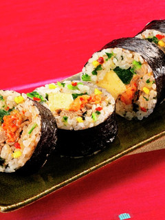 お手軽!韓国風海苔巻き〈キンパ〉 恵方巻-レシピのメイン写真