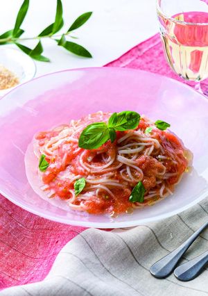 おろしトマトのイタリアン温麺-レシピのメイン写真