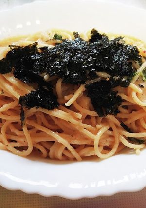 めんたい粉のクリームパスタ-レシピのメイン写真