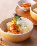 揚出豆腐の和風めんたいなめ茸おろし和え