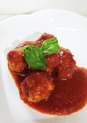 簡単すぎる★かさ増しin豚だんごトマト煮-レシピのメイン写真