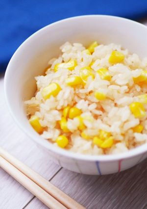 レンジで!バターしょうゆとうもろこしご飯-レシピのメイン写真