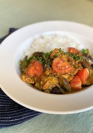 鯖缶で夏野菜の10分スパイスカレー-レシピのメイン写真