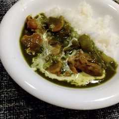 空心菜グリーンカレー-レシピのメイン写真