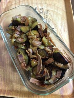 茄子とベーコンの醤油炒め-レシピのメイン写真