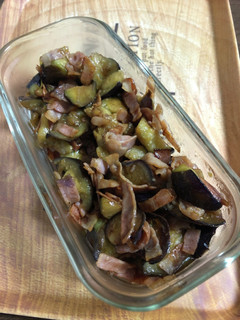 茄子とベーコンの醤油炒め-レシピのメイン写真