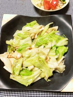 イカとキャベツのバター炒め-レシピのメイン写真