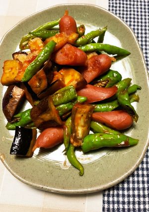 夏野菜のケチャップ炒め-レシピのメイン写真