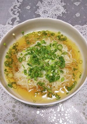 だし道楽でぶっかけそうめん-レシピのメイン写真