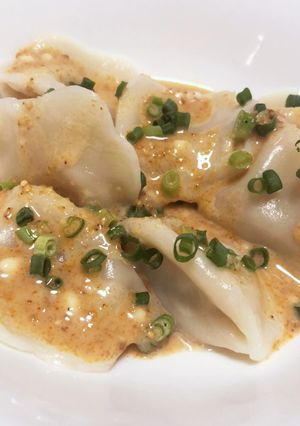 手作り水餃子のごまだれ-レシピのメイン写真
