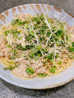 豚ばらの和風パスタ-レシピのメイン写真