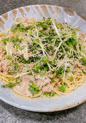 豚ばらの和風パスタ-レシピのメイン写真