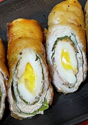 ちくわチーズの豚バラ巻き-レシピのメイン写真