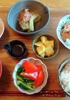朝ごはん(8/13)　和風-レシピのメイン写真