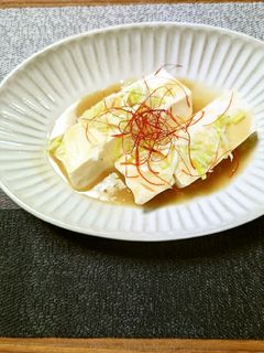 ヨウサマの減塩中華風あんかけ豆腐-レシピのメイン写真
