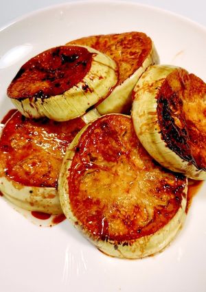 絶品炒めるだけのとろ茄子のステーキ-レシピのメイン写真