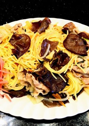 グルテンフリーB級グルメ味雅白い焼きそば-レシピのメイン写真